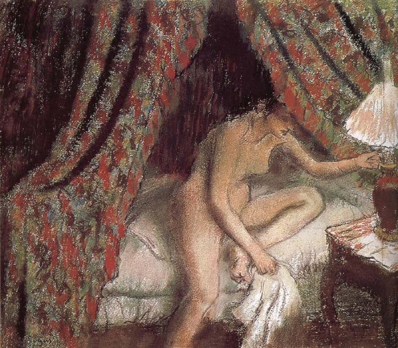 Edgar Degas Go to bed China oil painting art